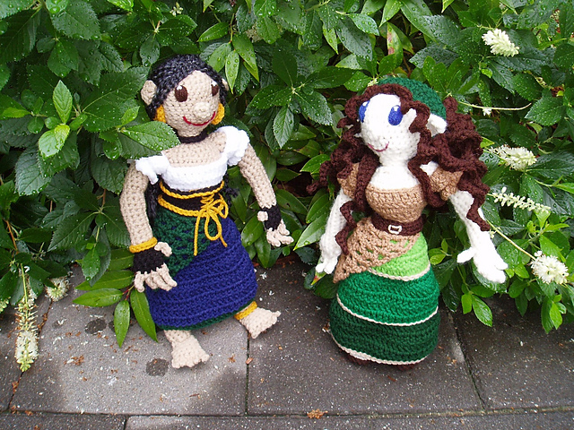 Crocheted Fantasy Gypsy Doll