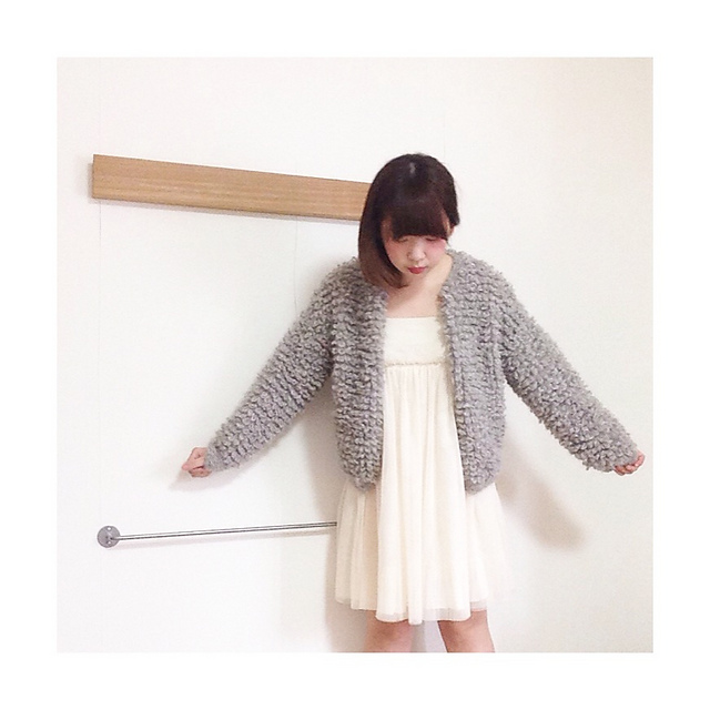 ループカーディガン♡♡ Ravelry: Loop Cardigan ループカーディガン pattern by Mariko Mikuni