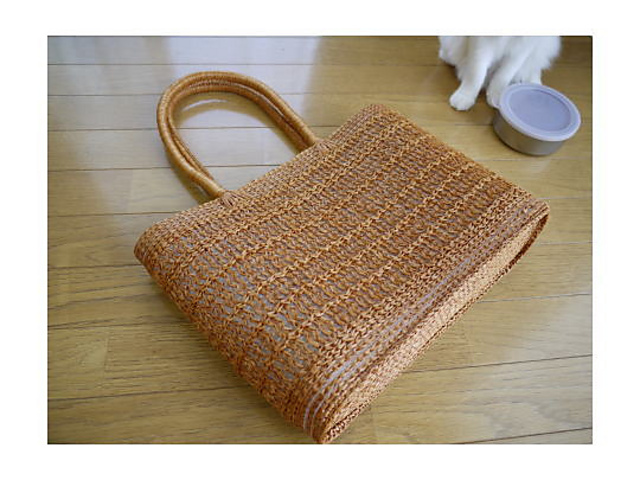 H364-643Natural basket bag