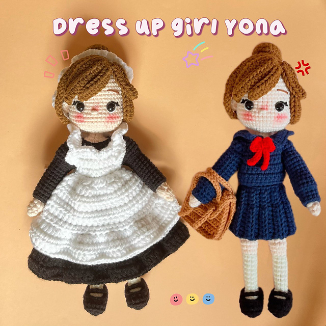 Ravelry: Dress up girl YONA pattern by Aye Su Han