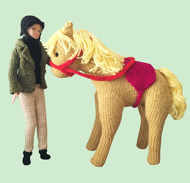 Barbie pony / horse and riding outfit