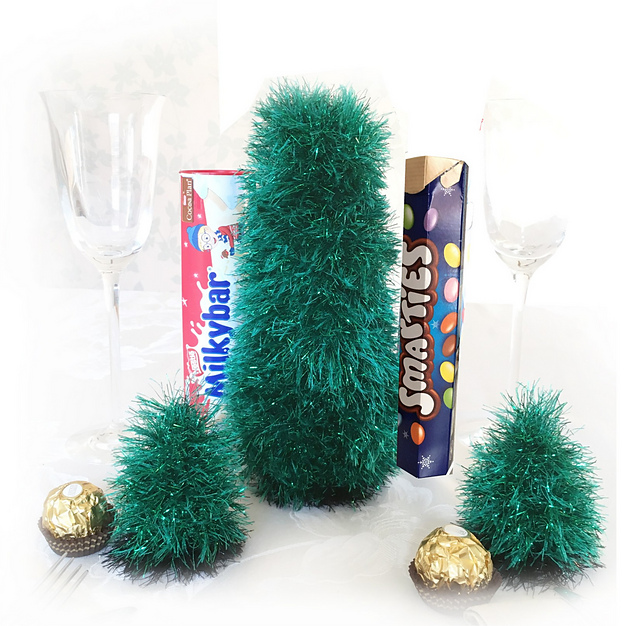 Christmas Tree covers for Smarties, Ferrero Rocher