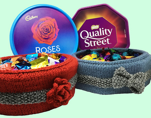 Christmas chocolate tub covers