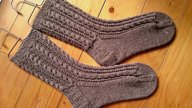 Cable-Stitch Anklets #5712