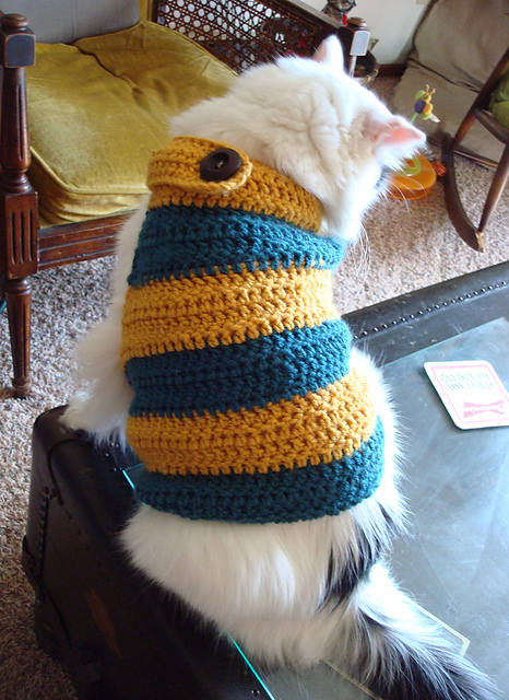 Huskaroo Banded Kitty Sweater