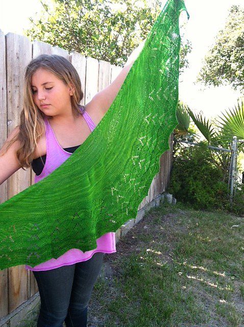 Ocean Waves Shawl