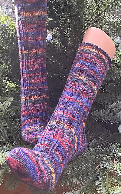 Bunte Socke
