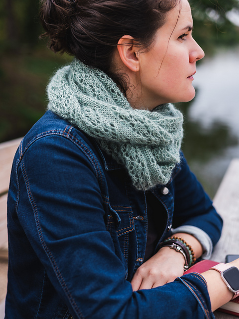 か*ご様 Osmanthus Motif Knitted Scarf Ravelry: Diagonal Drifts 3 Color Scarf pattern by Kim Guzman