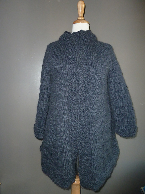 348 Manteau trapèze