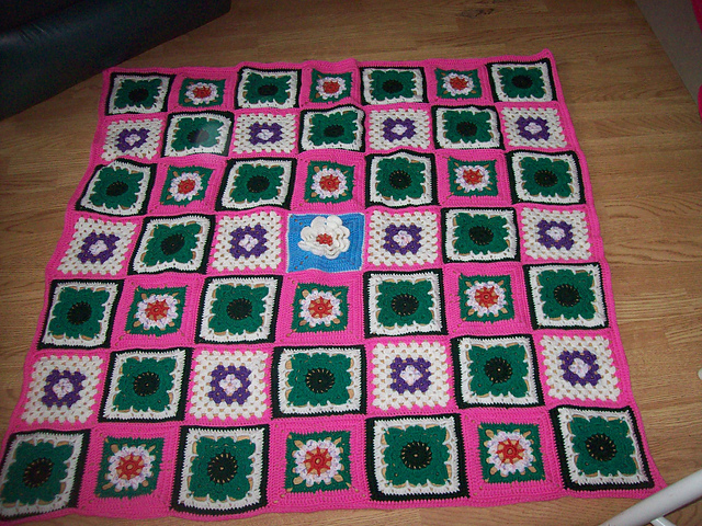 Floral Fantasy Afghan