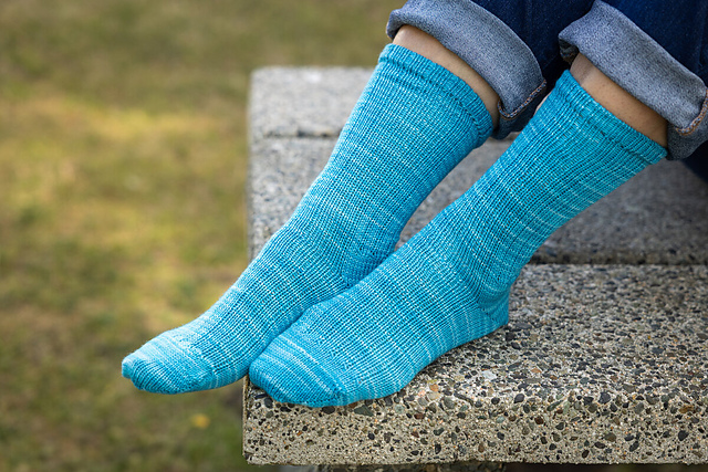 CSM Starter Socks: Mock Rib