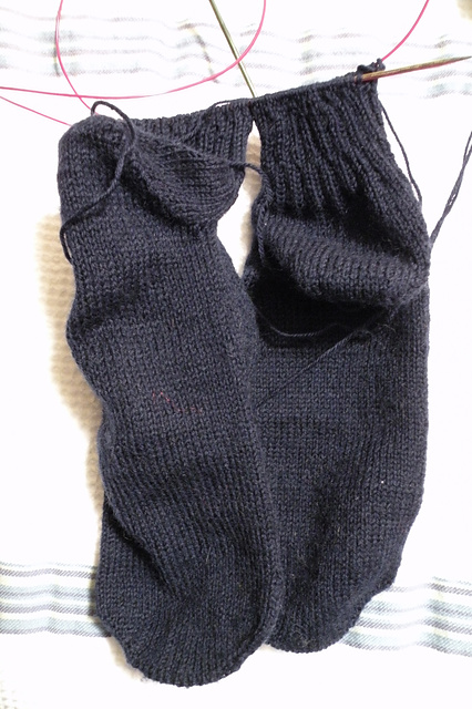 Almost Ribbed Boot Socks