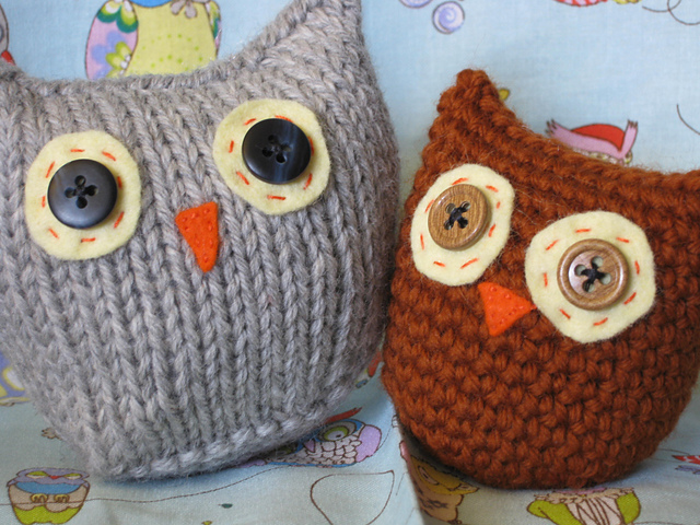 Owls Two Ways (crochet)