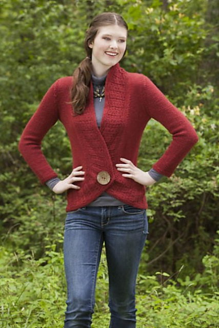 Circle Front Cardi