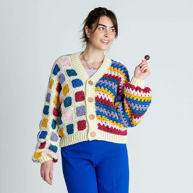 Crochet half outlet sweater