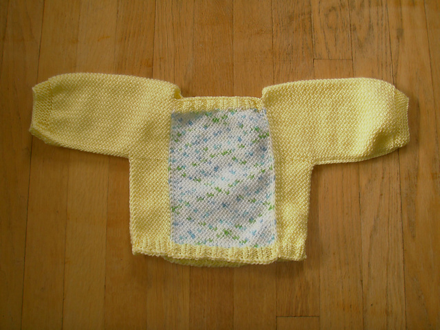 No-Sew Baby Sweater