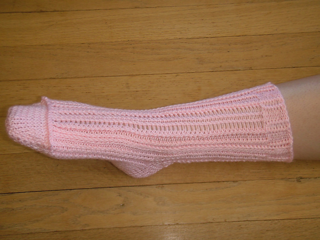 Eyelet Rib Socks