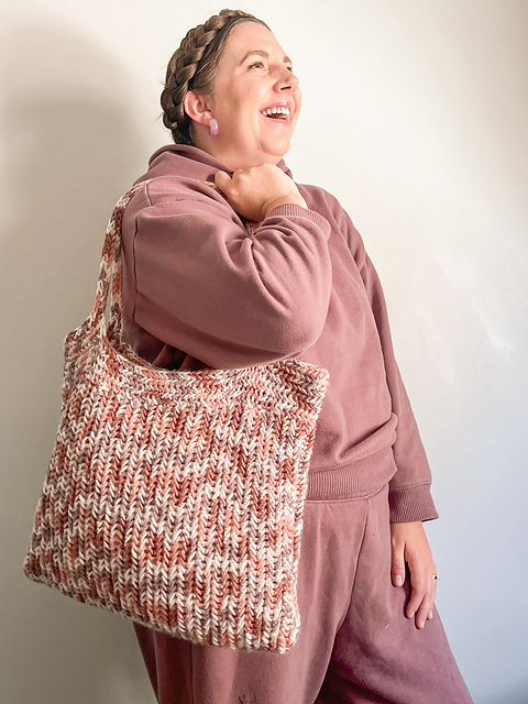 The Herringbone Tote