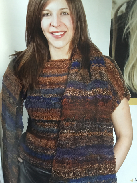 Dropped-Stitch Shawl
