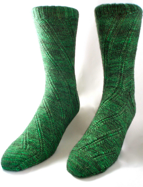 Bumpy, Curved Trail Socks