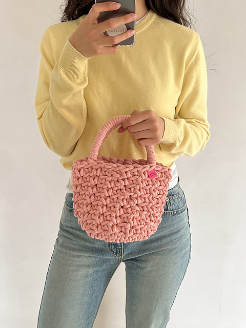 Braided500 Mini Basket Bag