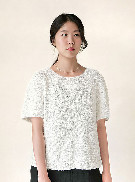 Cotton Slub Top-down Short-sleeve