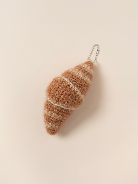 Croissant Keychain