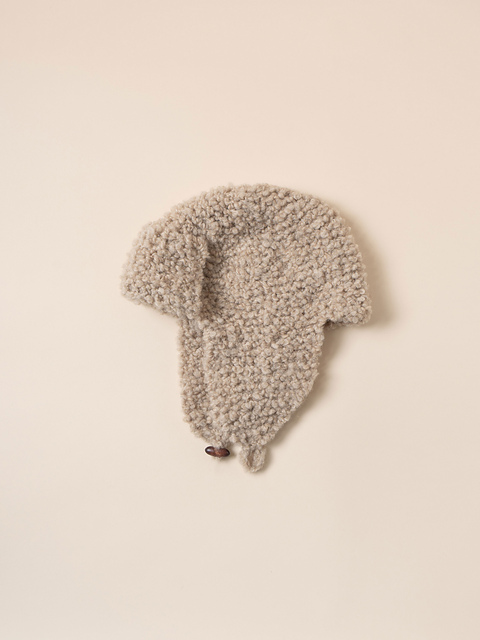 Highland Alpaca Boucle Earflap Hat