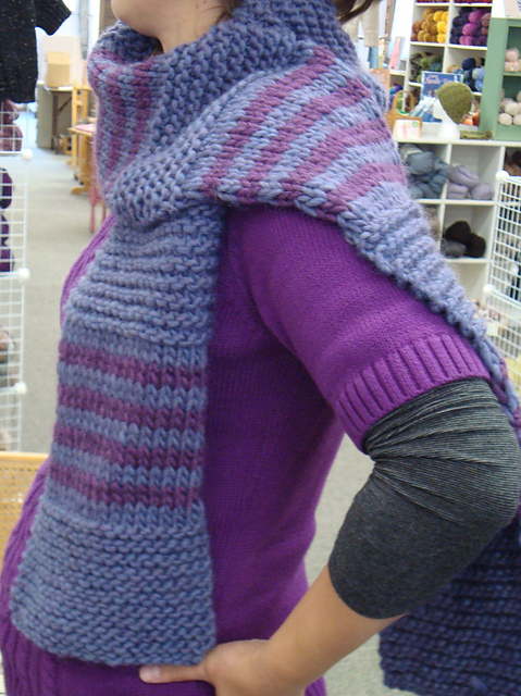Learn to Knit Scarf & Hat