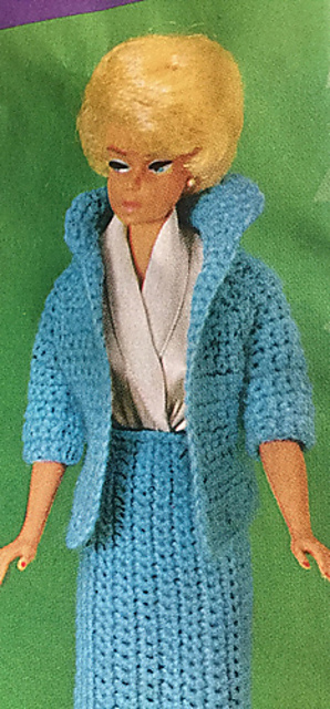 Doll's Crocheted Suit