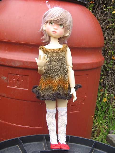 Orange Flower dress