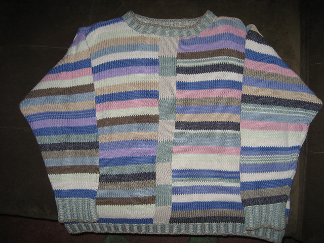 Banded Stripe Crewneck