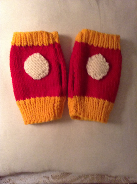 Iron Man Fingerless Mitts