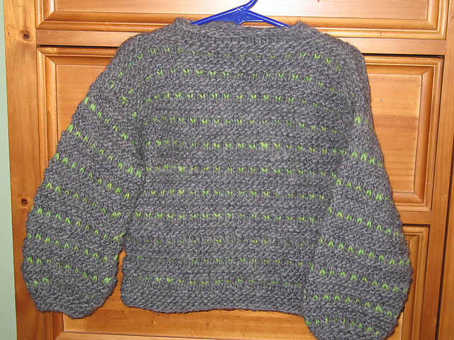 Child's Sweater with Matching Hat