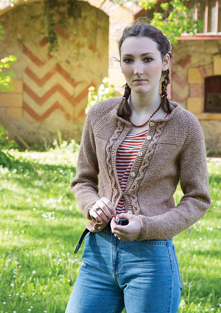Wave Cable Cardigan