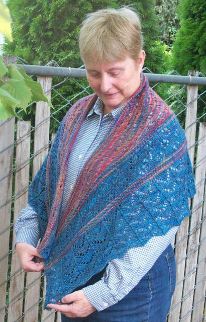 Shetland Crescent Shawl
