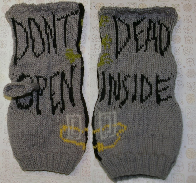 Don't Open Dead Inside Mitts