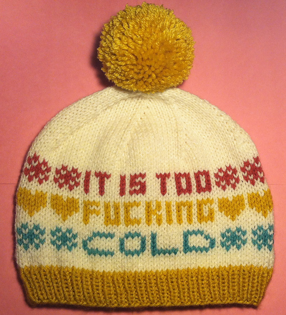 Winter Blues hat