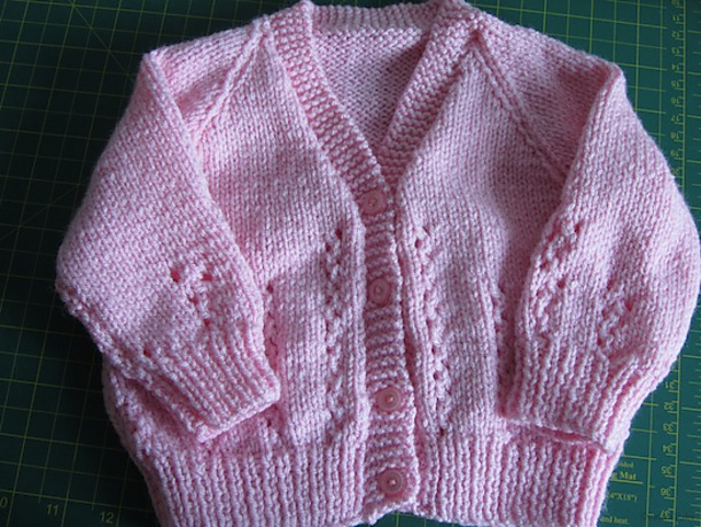 Child's V Neck Cardigan