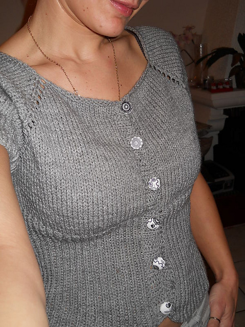 Cardigan Top Down