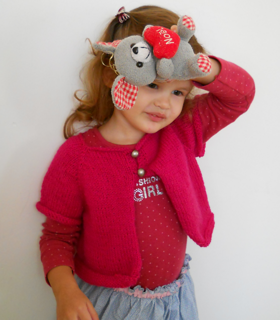 Pivoine Top Down Cardigan