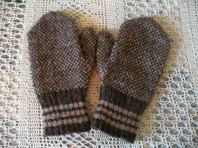Salt and Pepper Mittens