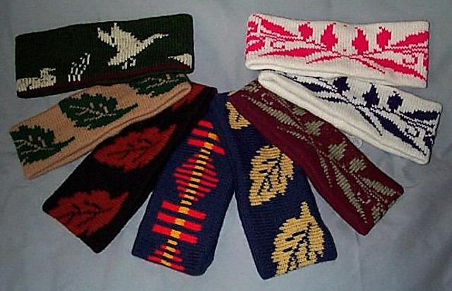 Machine Knit Headband or Earwarmers