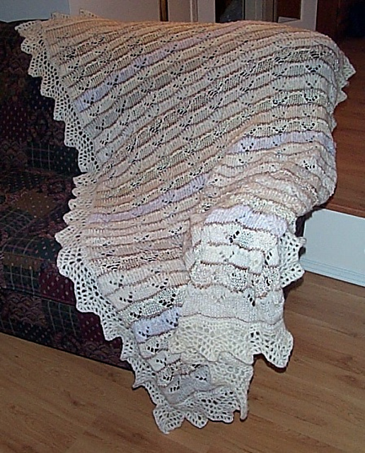 Machine Knit Chunky Throw