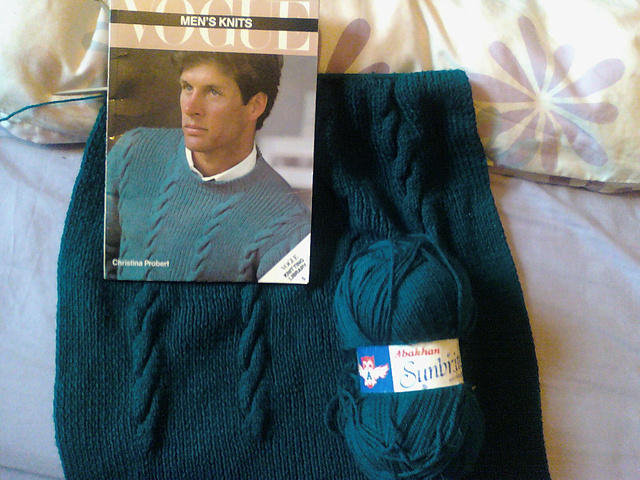 Cable and Rib Sweater 1953