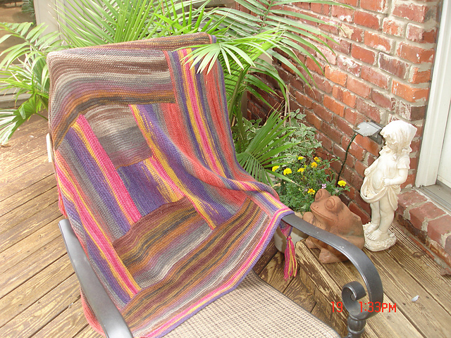 Log Cabin Throw