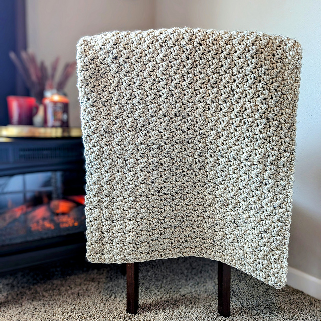 Chunky Fireside Throw Blanket