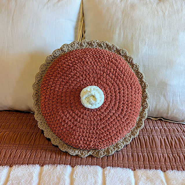 Giant Pumpkin Pie Pillow