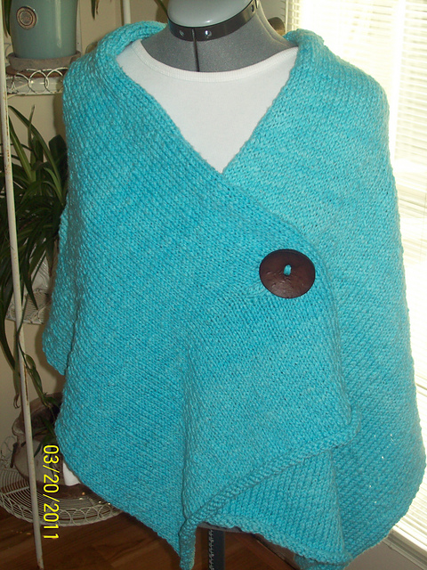 Cotton Three Button Wrap