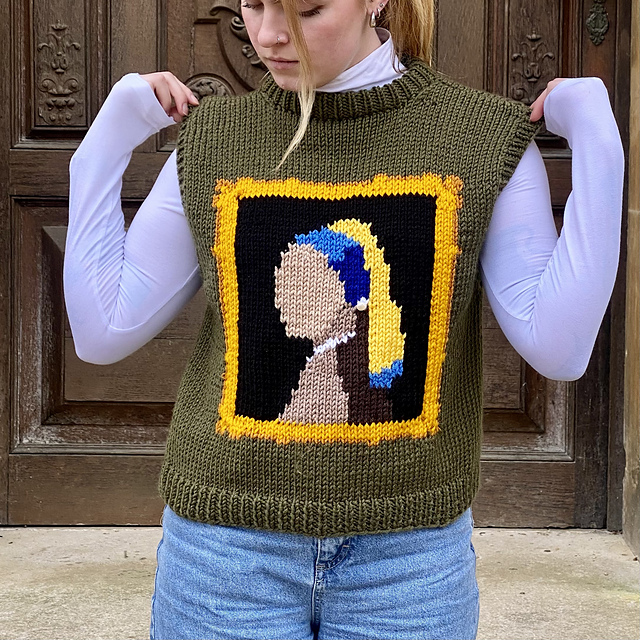 Work of Art Vest: Girl with a Pearl Earring